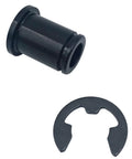 Aluminum Shifter Cable Bushing Kit For GM 4 Speed Automatic Transmissions DIY Friendly Fix That Saves Time And Money For Chevrolet Blazer S10 Silverado GMC Oldsmobile Isuzu 1994 To 2007 showing aluminum bushing and clip.