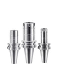 Rock Solid Stainless Steel Bbt40 Er32 Collet Kit Built Different For Cnc Milling Machines, three sizes showcased.