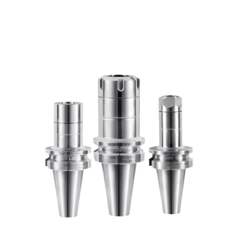 Rock Solid Stainless Steel Bbt40 Er32 Collet Kit Built Different For Cnc Milling Machines, three sizes showcased.