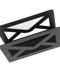 Storage Letters Sorter With Cutout Envelope Design For Home Office Desk Organization, Metal Mail Holder Organizer for letters