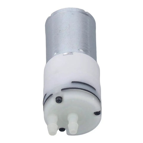 12V DC Micro Air Pump Motor for Aquarium Oxygen Circulation, Tiny But Mighty, Low Noise High-Flow Vacuum Pump, white mini size