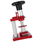 Watch Press Tool Set For Case Back And Crystal Replacement Screw Type Closer Pro Grade Watchmaker Kit in red and silver