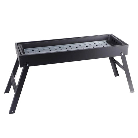 Portable Stainless Steel BBQ Grill For Camping And Picnics Lightweight Foldable Outdoor Grill with durable iron construction setup