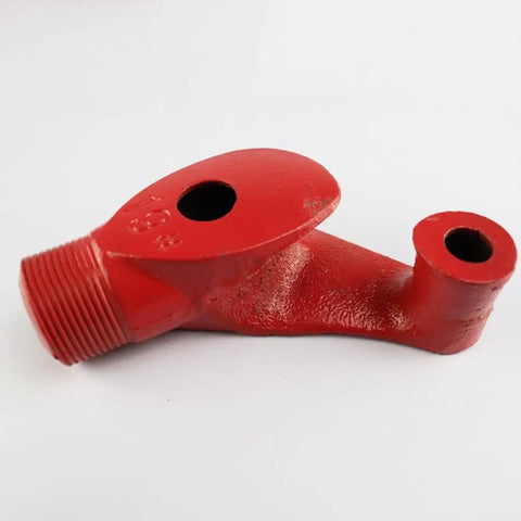 Heavy Duty Steel Manual Pipe Bender For Galvanized Iron Copper And Conduit Tubes with red finish and unique shape, ideal for plumbing tasks