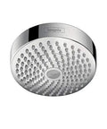 8 Inch Rain Showerhead Two Spray Modes Rain And IntenseRain Easy Clean QuickClean Chrome Finish with broad water coverage