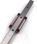 Beefy 500mm Long 25mm Linear Rail Guide Kit With HGR25 Rail And Two HGH25CAZAC Square Rail Blocks Preload Precision Heavy Load Support Ultra Smooth Glide For Precise Motion In CNC Automation And Bench Projects, metal rail