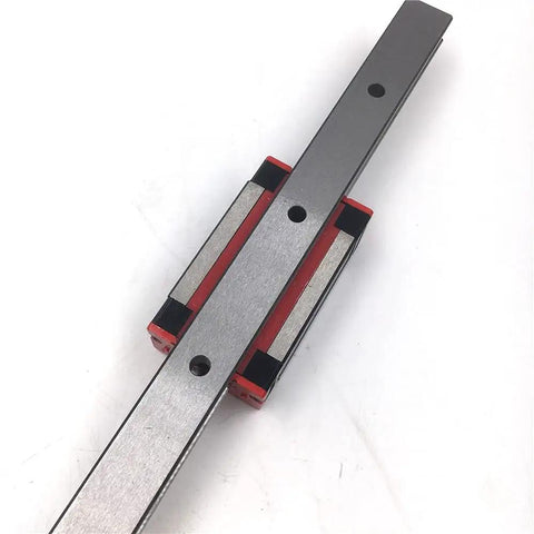 Beefy 500mm Long 25mm Linear Rail Guide Kit With HGR25 Rail And Two HGH25CAZAC Square Rail Blocks Preload Precision Heavy Load Support Ultra Smooth Glide For Precise Motion In CNC Automation And Bench Projects, metal rail