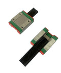 2 Pack MGN12 C Type Linear Slider Carriage Blocks For Miniature Linear Rail Guideways MR12, bearing steel, top view