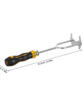 7 In 1 Faucet Wrench Multi Tool Set With Interchangeable Heads, Carbon Steel Plumbing Repair Tool showing dimensions