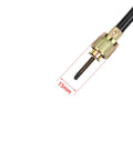 Close-up of 15mm connector from GY6 Right Side Speedometer Drive Gear Kit For Chinese 50cc To 150cc Scooters And Mopeds, 12mm Axle