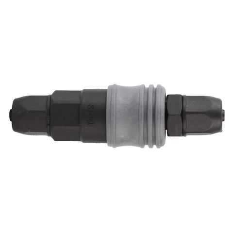 Close-up of a C type push in self locking air fitting from the Ten Piece 8mm C Type Push In Self Locking Air Fittings Set