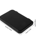 Dead Zero Smudge Fast Dry Pigment Ink Pad For Rubber Stamps and Official Signatures, black, rectangular, 10.3cm x 7cm size.