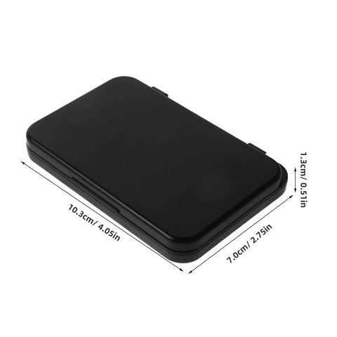 Dead Zero Smudge Fast Dry Pigment Ink Pad For Rubber Stamps and Official Signatures, black, rectangular, 10.3cm x 7cm size.