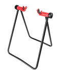 Garage Ready Vertical Triangle Bike Stand For Indoor Parking And Maintenance, Space Saving Display Holder, Stable Repair Rack