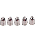 Durable Plasma Cutter Consumable Kit Featuring High Grade Torch Tips And Nozzles For SG 55 AG 60 And WSD 60p Machines, five metal nozzles.