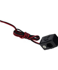 Rock Solid Split Core Current Transformer Clamp Sensor For Ev Chargers And Grid Panels 50 To 200 Amps with red and black leads.
