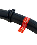 Close-up of Floating Snorkel with Clip-On Attachment for Freediving, spearfishing, and snorkeling, showing durable tube and clip.