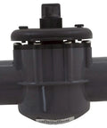 Straight Fire Pvc Three Way Diverter Valve With 2 Inch Spigot And 1.5 Inch Slip Design showing front view with handle and spigots