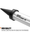 Close-up of Cone Nozzle Replacement Kit 10 Pack for Sausage and Bulk Caulk Guns on JES SD26-20, durable construction.