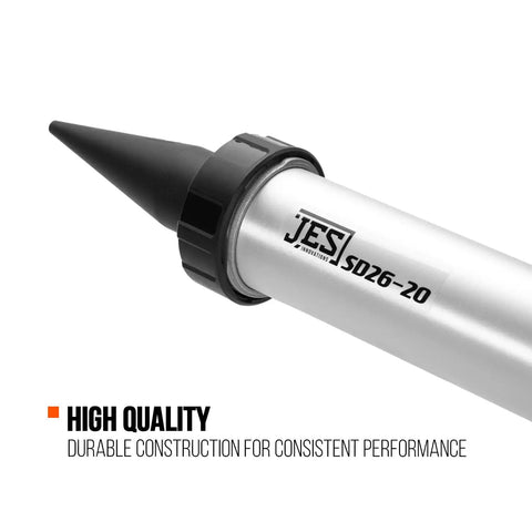 Close-up of Cone Nozzle Replacement Kit 10 Pack for Sausage and Bulk Caulk Guns on JES SD26-20, durable construction.