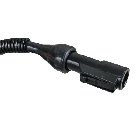 Close-up of an ABS sensor cable for Front Wheel Bearing And Hub Assembly 2 Piece Set Fits Ford Explorer 2002-2005, Lincoln Aviator 2003-2005