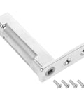 Heavy Duty Stainless Steel Refrigerator Door Hinge For Fridge And Freezer Keeps Doors Shut To Lock In Freshness, Durable Metal Replacement With Smooth Operation, Easy Install, Reliable Fix M5; stainless hinge with screws