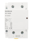 Heavy Duty AC Contactor 2 Pole 2NO 110V Coil DIN Rail Mount Panel Ready For Industrial Automation And Motor Control 100A 500V White