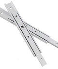 20mm Double Row Steel Drawer Slides With Ball Bearing Runners 350mm, heavy duty steel slides for smooth kitchen storage.