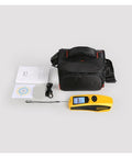 Ultimate Stud Finder Wall Scanner That Nails Hidden Wires Pipes And Rebar Every Time with manual and carrying case.