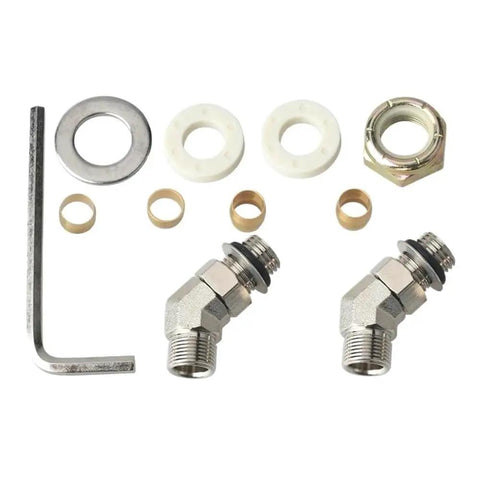 Hydraulic Boat Steering Kit For Marine Steering System With Cylinder Helm Pump Fits Tillers Up To 90HP fittings and tools
