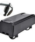 Rock Solid Electric Bike Controller Case, heavy duty black plastic shell for eBike electronics protection on trails.