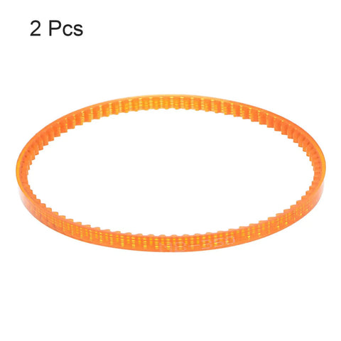 2 pcs of MB350 Triangle V Belt Duo for Old School Household Electric Sewing Machines, 6mm width, PU material, single tooth