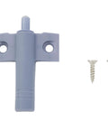 10 Piece Gray Cabinet Damping Buffer With Screws For Soft Close Doors And Drawers, ABS Plastic Door Stopper Mute Collision Preventer