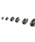 50 Piece Stainless Steel Self Tapping Thread Inserts Kit For Plastic And Metal Repair With Elastic Shock Resistant Coil And Wire Thread Reinforcement DIY Friendly, assorted sizes