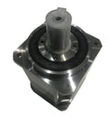 Hella Precise Helical Gear Planetary Reducer Gearbox Delivering Razor Sharp 7 Arcmin Accuracy With 15 To 100 Gear Ratios Tailored For Nema34 Stepper Motors And Featuring A Butter Smooth Half Inch Input Shaft, top view.