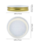 Eight Pack Mason Jar Bee Feeder Lids With Perforated Metal Entrance For Hive Water Or Sugar Syrup, 2.87 Inch Openings, Gold Finish