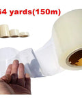 Blue Adhesive Surface Protective Tape No Residue Peel And Stick Film Roll Scratch Guard For Glass Metal Plastic 164 yards