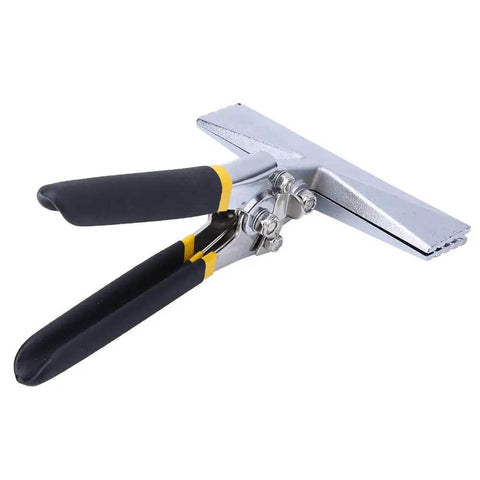 6 Inch Hand Seamer With Straight Jaw For Sheet Metal Bending And Flattening, showing durable forged head and double dip grip handle