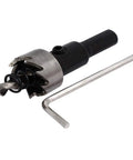 18.2mm HSS Hole Saw with hex wrench, part of 18.2mm HSS Hole Saw Set With 66mm Overall Length And 13mm Cutting Depth, for wood metal plastic
