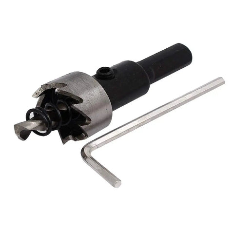18.2mm HSS Hole Saw with hex wrench, part of 18.2mm HSS Hole Saw Set With 66mm Overall Length And 13mm Cutting Depth, for wood metal plastic