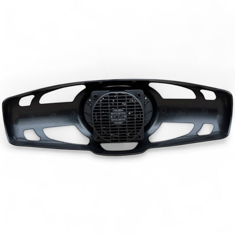 JetDry Gear Dryer High Airflow Drying System front view showing fan and vent design with black casing for wetsuits and outdoor gear.