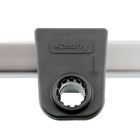 Universal One Quarter Inch Square Rail Mount Black Fits One Quarter Inch Square Rails For Boats And Gear Made In The USA Model 0243 BK