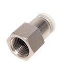 Super Cool 10pcs Pneumatic Air Connector Fittings Kit With PCF Thread Variety In 1/8 1/4 3/8 And 1/2 Inch NPT For All Your Awesome DIY Projects And Heavy Duty Garage Repairs Today brass pneumatic fitting with female thread and push-to-connect end