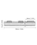 Alloy Steel Output Single Shaft 18mm Diameter 128mm Length Smooth Low Noise For Reducer NMRV040 RV040 Nema34 Stepper Motor With Plug And Play Install And Seven Accessories Included For Easy Setup And Reliable Power Transfer, 18mm x 128mm