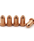 Five copper nozzles from Plasma Cutting Consumables Gear For Spectrum 375 625 Xtreme Cutter XT30 XT40 Torch.