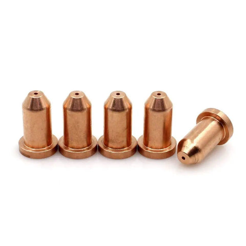 Five copper nozzles from Plasma Cutting Consumables Gear For Spectrum 375 625 Xtreme Cutter XT30 XT40 Torch.