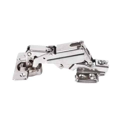 165 Degree Corner Fold Concealed Cabinet Door Hinge Set for Home Kitchen with Screws Easy Install Heavy Duty Load Bearing Smooth Close Action