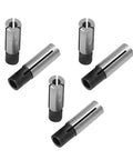 Top Shelf 6 Pieces 1/4 To 1/8 Inch Collet Adapter Set For Routers And Cnc Engraving Tools, spring steel reducers for precision tasks.