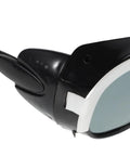 Close-up of 10 Pack Badass Welding Safety Goggles Tough As Nails Anti Scratch Eye Protection with adjustable fit and nose pads.