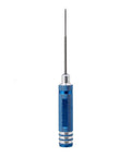 0.9mm Aluminium Alloy Hex Key Screwdriver With Hollow Knurled Handle for RC Helicopters T Rex Models, upright view